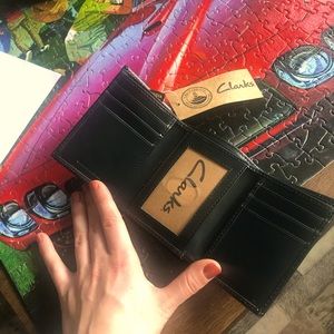 Clark dark blue wallet NWT